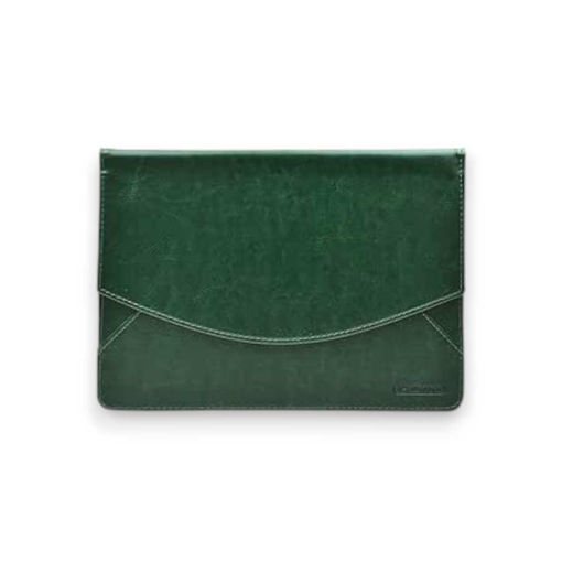 Picture of A4 DOCUMENT WALLET GREEN LEATHER